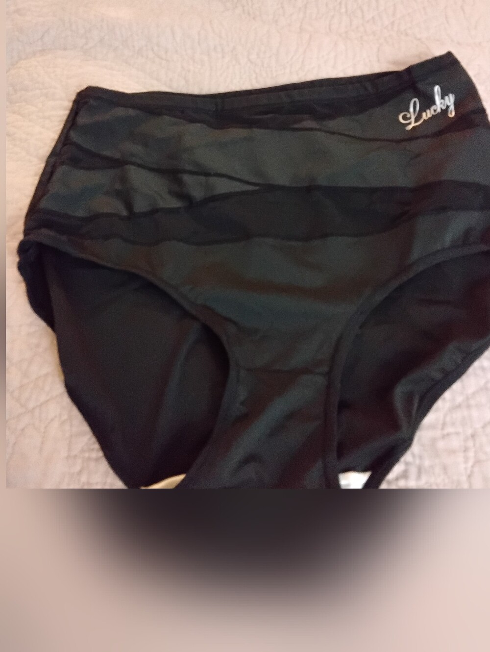 New Never Worn Womens Black Panties, Size XL.